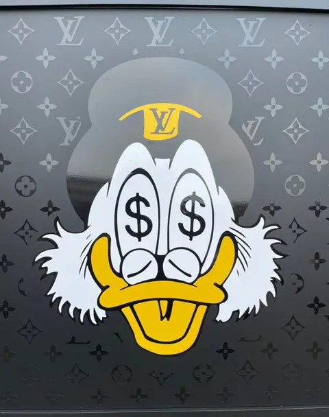 DALUXE ART - Louis vuitton - Dagobert duck