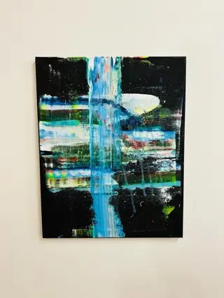 Karl Lagasse (1981) - TABLEAU - FAST LIGHT -Oeuvre exposition Austin Texas USA 2023