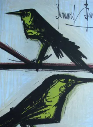 Bernard Buffet (after) - Les Deux oiseaux