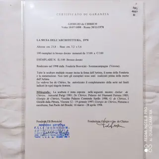 Giorgio De Chirico (1888-1978) - La musa dell'architettura