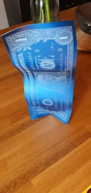Karl Lagasse (1981) - Karl Lagasse (1981) - NEW ONE DOLLAR BLEU MAT ** Oeuvre exceptionnelle 21 Exemplaires **