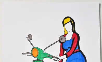Marco Lodola (1955) - Senza Titolo