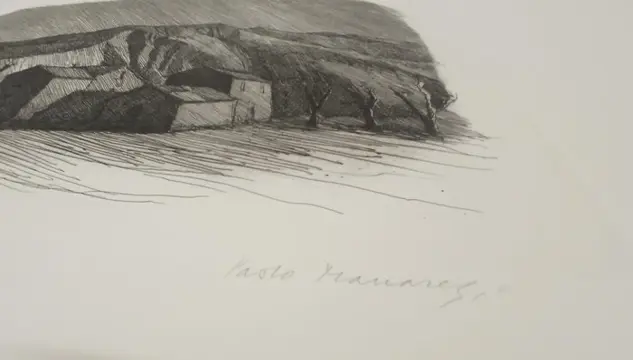 Paolo Manaresi (1908-1991) - Paesaggio notturno