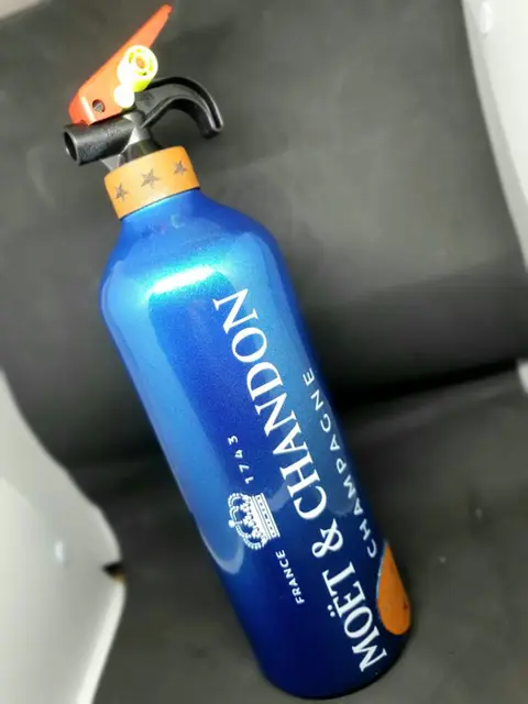 Tox Art Laboratory - Moët & Chandon fire extinguisher