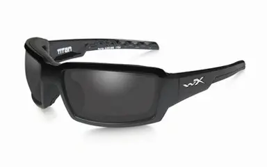 WileyX zonnebril - TITAN, gepolariseerd smoke / gloss black