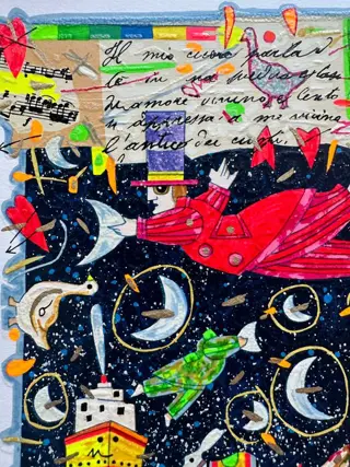 Francesco Musante (1950) - In volo sul golfo per rubare un sogno