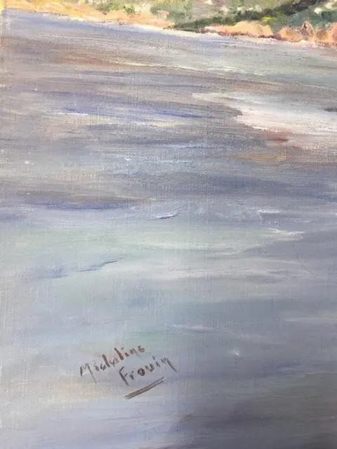 Micheline Frouin (1919-) - Vue générale de Camogli