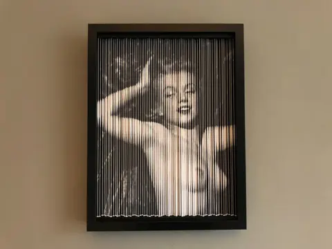 Remco Kingmans (1984) - Wire sculpture 'Marilyn Monroe'
