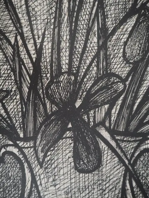 Bernard Buffet - Bouquet d'iris