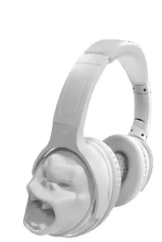 Richard Orlinski (1966) - Casque HEADPHONES KONG - Mat white- Blanc Mate