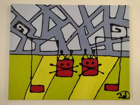 Wiesje van Dam (1968) - Red cats