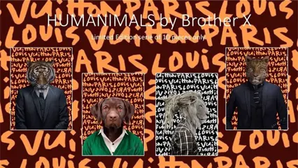 Brother X (1969) - Humanimals : Louis Vuitton ; Embrace life