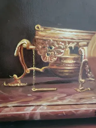 Nicolas Moreau (XX) - Violon et vase