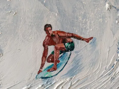 Jasmin Navoyan - Surf Passion (framed)