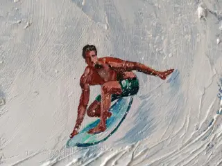 Jasmin Navoyan - Surf Passion (framed)