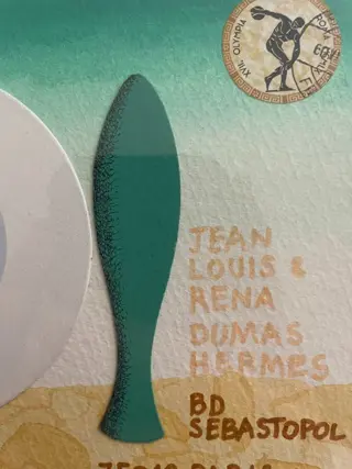 Lucio Del Pezzo (1933-2020) - A Jean Louis & Rena Dumas Hermes