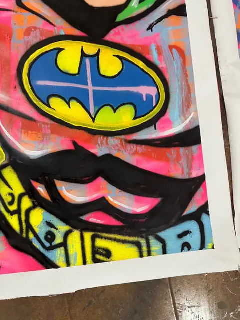 Doped Out M (1988) - I am Batman - Spraypaint