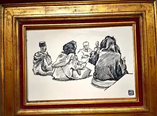 Herman bieling tekeningen inkt