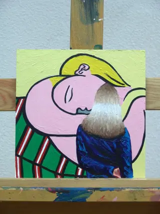 Gerard Boersma (1976) - Femme Aux Cheveux Jaunes (Picasso)