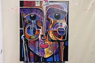Simeon Gonzales (XX) - Rostro en Azul