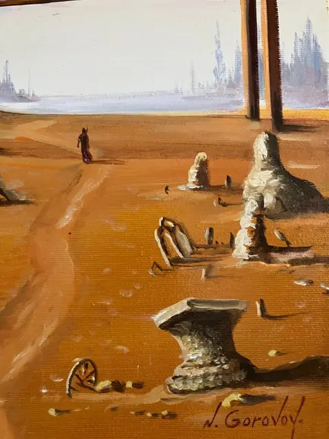 Nikolay Gorovoy (1953) - Futuristic landscape