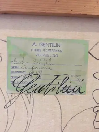 Aldo Gentilini (1911-1982) - Composizione