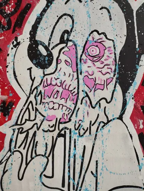 Saiko_17MK (XXI) - Mickey splatter