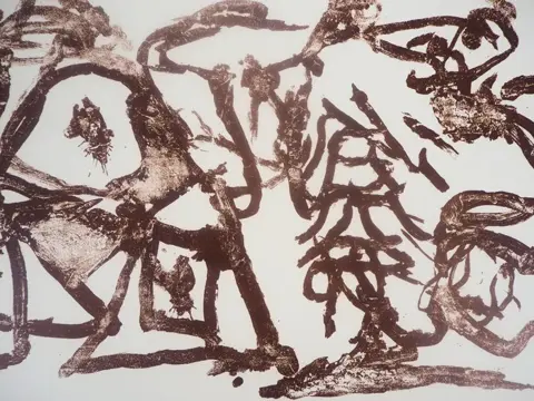 Pierre Alechinsky (1927) - Animal surréaliste