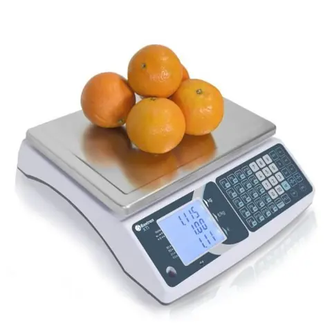 Winkelweegschaal met ijking klasse III