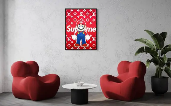 Lacrymal (1990) - Mario sponsored by Supreme