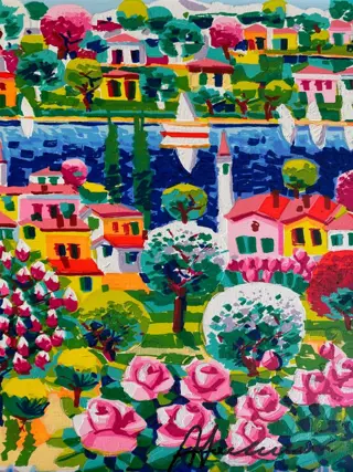 Athos Faccincani (1951) - Primavera sul Lago