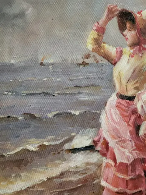 Hodgkins William (1952) - Elégante au bord de la mer
