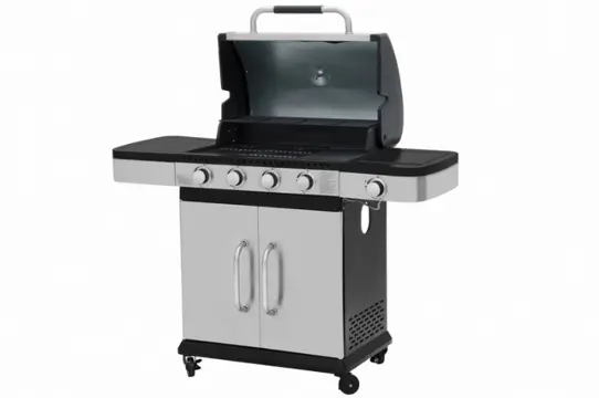 Mustang RVS gas grill ‘de Toros’ of ‘Fuego’ 5/6 branders