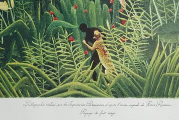 Henri Rousseau, dit Le Douanier Rousseau (1844-1910) - Paysage de forêt vierge