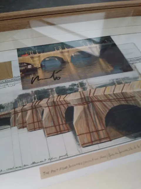 Christo & Jeanne-Claude (1935-2020) - Pont Neuf Wrapped with thread and fabric