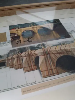 Christo & Jeanne-Claude (1935-2020) - Pont Neuf Wrapped with thread and fabric