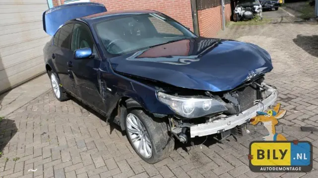 In onderdelen BMW E60 520d '07 MYSTICBLAU METALLIC
