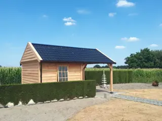 Tuinhuis in douglas hout