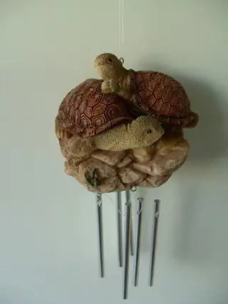 WINDGONG SCHILPADJES POLYSTONE Nieuw