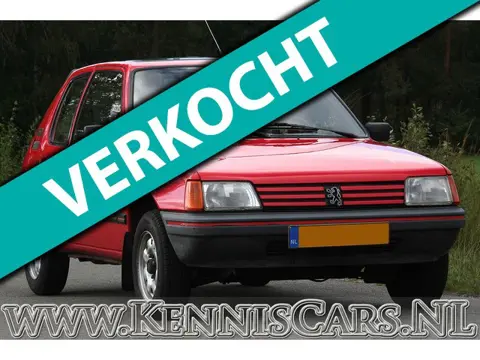 Peugeot 1986 205 Accent 3-door Coupe