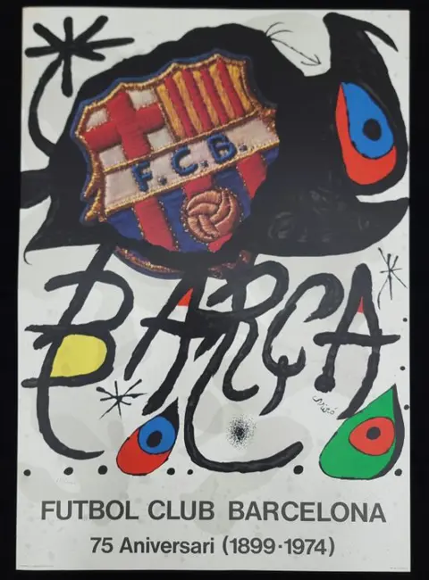 Joan Miro (1893-1983) - Barça 75º Aniversario, FCB, Miró