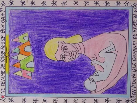 Frédéric Bruly-Bouabré (1923-2014) - Woman