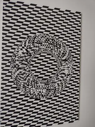 Wiesje van Dam (1968) - A magical spaceclock with 1010 revolutions.