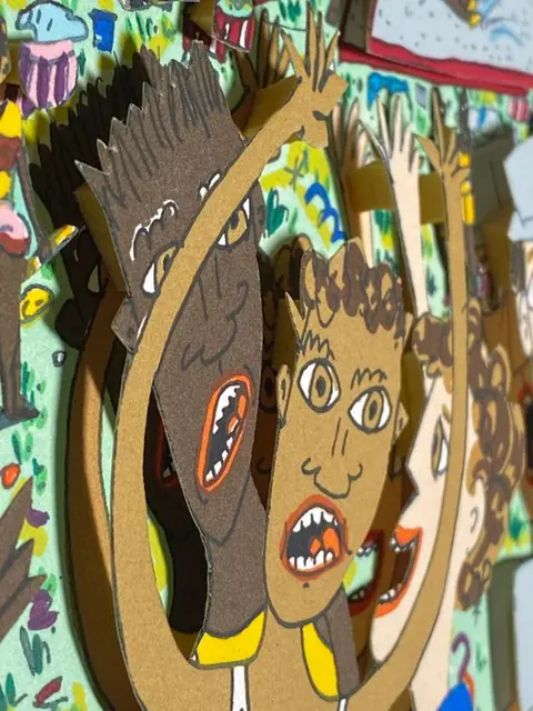 James Rizzi (1950-2011) - WINGS ON MY FEET