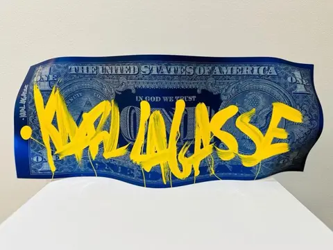 Karl Lagasse (1981) - NEW 45 EX - ONE DOLLAR SPECIAL ABSTRACT KARL LAGASSE - Vendu sans prix de réserve.