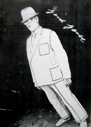 Joseph Beuys (1921-1986) - Fehldruckbogen -Drudel mit Rahmen