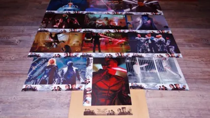 X - MEN 2 lobbycard set.