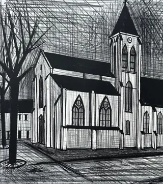 Bernard Buffet (1928-1999) - L'église