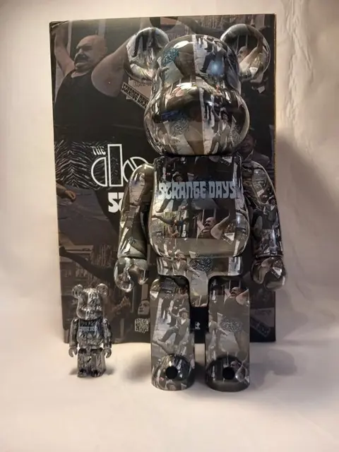 Medicom Toy Be@rbrick - Bearbrick x The Doors Strange Days 400% + 100%