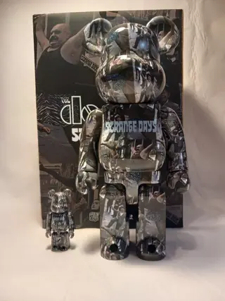 Medicom Toy Be@rbrick - Bearbrick x The Doors Strange Days 400% + 100%